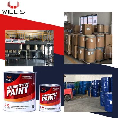 Cor personalizável Alto brilho Secagem rápida 2K Tinta sólida para automóvel Refinar e Car Touch Up