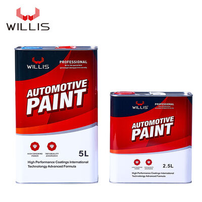Willis W990 Revestimento brilhante de resina acrílica clara para pintura de automóveis Refinar com revestimento de plástico Aplicação de pulverização fácil