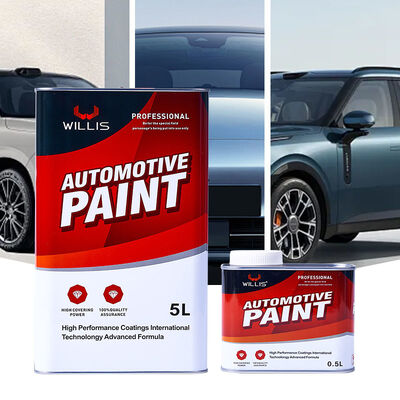 Willis W990 Revestimento brilhante de resina acrílica clara para pintura de automóveis Refinar com revestimento de plástico Aplicação de pulverização fácil
