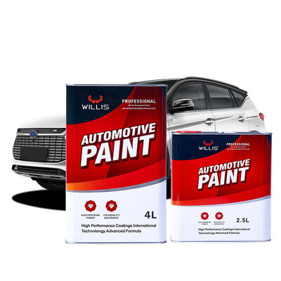 Willis Brands Verniz claro brilhante Resina acrílica fácil de pulverizar Liquid Car Paint Coating para Refinish Car