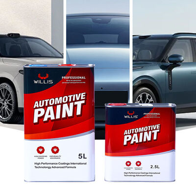 Willis Brands Verniz claro brilhante Resina acrílica fácil de pulverizar Liquid Car Paint Coating para Refinish Car