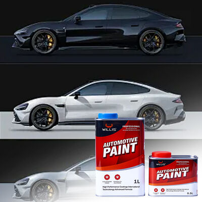 Tinta Spray Automotiva WILLIS 2K de Alta Qualidade, Laca Líquida, Revestimento de Alto Brilho, Tinta para Plástico e Barco