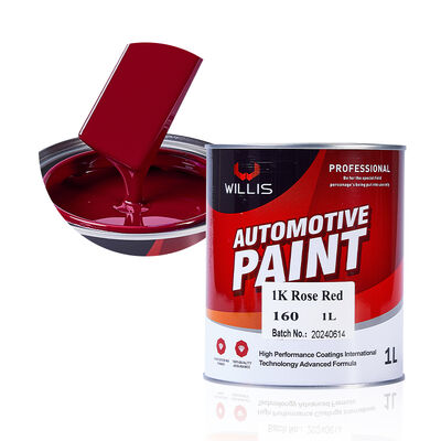 Alto desempenho 1K Rosa Vermelho Acrílico Car Topcoat Venda Quente de um Componente Fabrica de Tinta de Carro Revestimento e diluidor de tinta Incluído