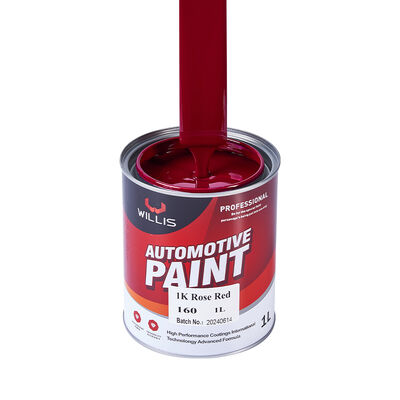 Alto desempenho 1K Rosa Vermelho Acrílico Car Topcoat Venda Quente de um Componente Fabrica de Tinta de Carro Revestimento e diluidor de tinta Incluído