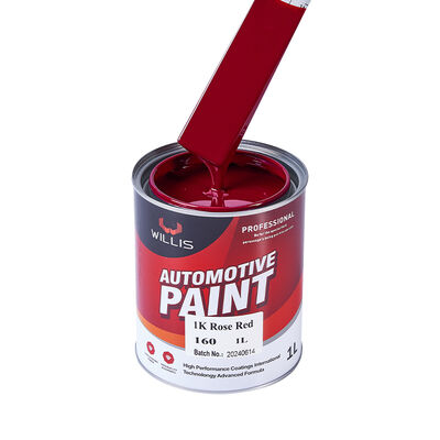 Alto desempenho 1K Rosa Vermelho Acrílico Car Topcoat Venda Quente de um Componente Fabrica de Tinta de Carro Revestimento e diluidor de tinta Incluído