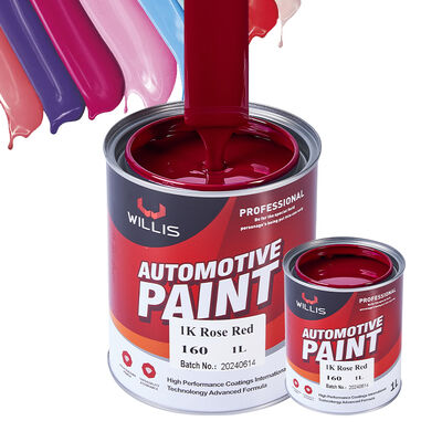 Alto desempenho 1K Rosa Vermelho Acrílico Car Topcoat Venda Quente de um Componente Fabrica de Tinta de Carro Revestimento e diluidor de tinta Incluído