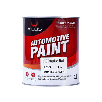 Diluente para Tinta Automotiva 1K Roxo Vermelho Direto da Fábrica, Agente de Cura Líquido para Pintura e Reparo de Cor de Veículos