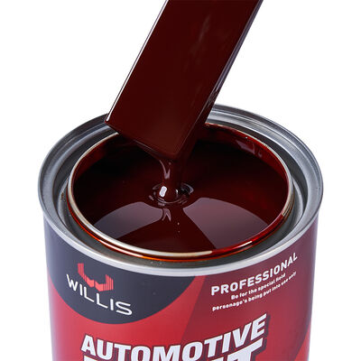 Carro de carro de pintura de reparo de automóveis 1k Transparente Ferro Vermelho Acrílico Carro Refinish Paint