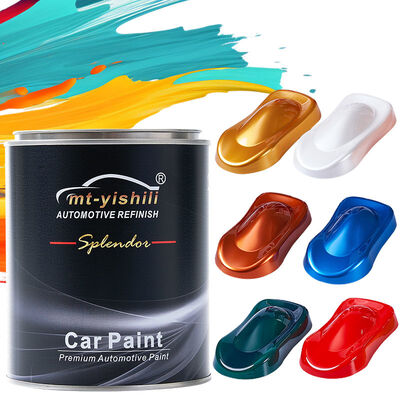 Wholesale Car Paint at Factory Price: 2K/1K, Metallic, Solid Colors in 1L &4L Cans, Spray Paint for Cars with Thinner & Hardener