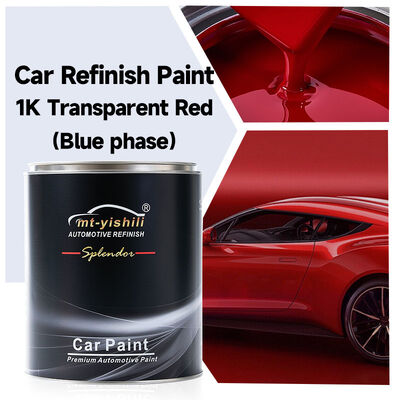 Factory Price Metallic Basecoat Auto Paint | 1K Pure Solid Color Acrylic Coating for Car Refinish | High Performance