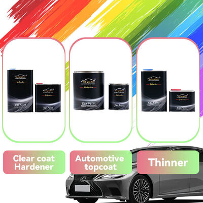 Factory Supply 1K Bright Red Car Paint - ONE-Component Acrylic Coating for Automotive Refinish, Automotive Paint Clear Coat