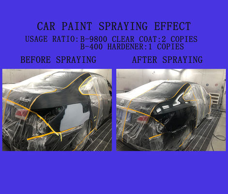 reparo do risco da pintura do espaço livre 2k auto, endurecedor industrial da pintura acrílica
