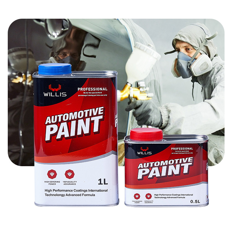 Pintura de automóvel anti-ferrugem padrão 2k clara para reparação de arranhões Pintura de automóvel endurecedora Pintura automotiva de alta qualidade