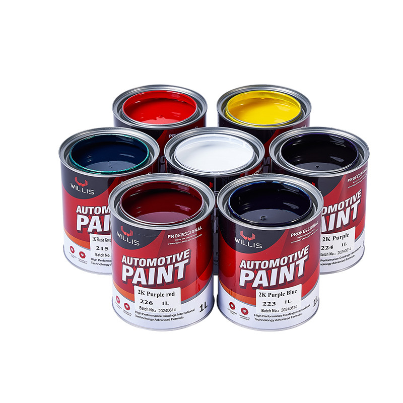 Intermediário 4L 2K Tinta Sólida Para Reparação de Corpo de Automóveis Auto Refinar Tinta de Spray Painta Acrílica Tinta de Automóveis