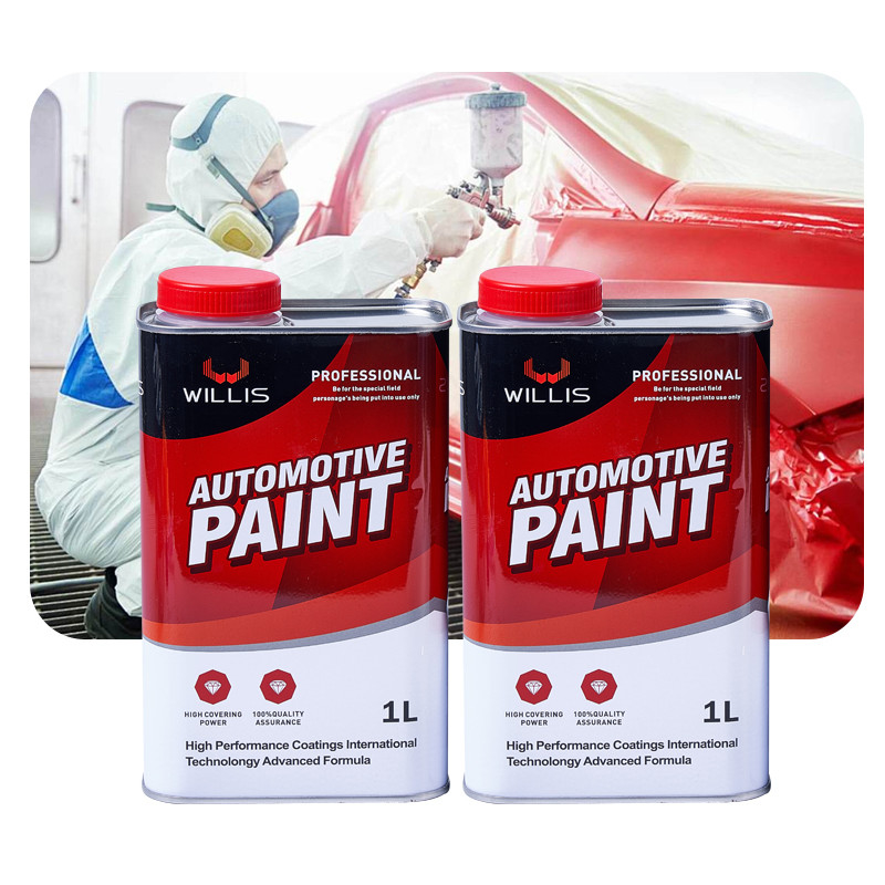 Veículo 2k Reparação de arranhões claros Tinta acrílica industrial endurecedor 2k Topcoat Tintas de pulverização de automóveis Tinta de automóvel de alto brilho