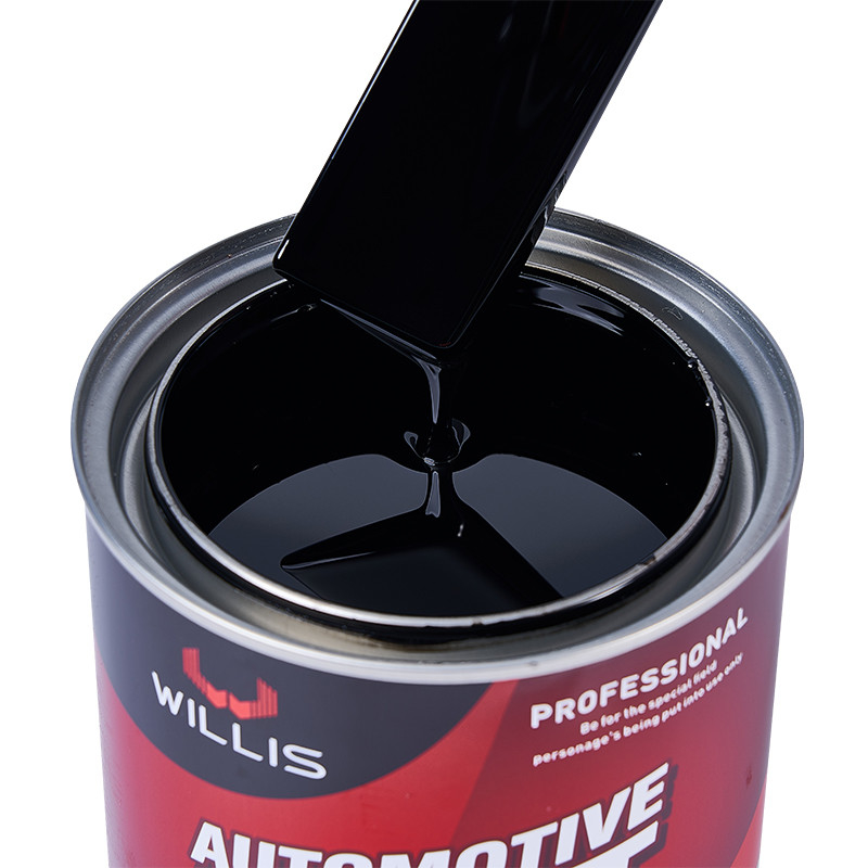 Tinta acrílica automotiva epoxi durável dois pacotes Vermelho metálico 2K Azulado Extra preto Tinta acrílica automotiva