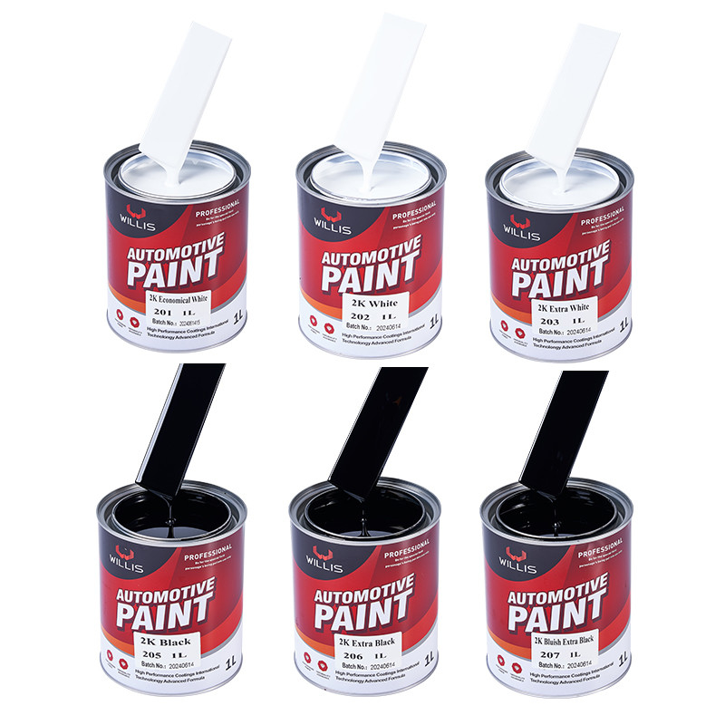 Intermediário 2K Solid Paint Colors For Auto Body Repair Sem alteração de cor Acrílico Color Paint Car Paint Manufacturer