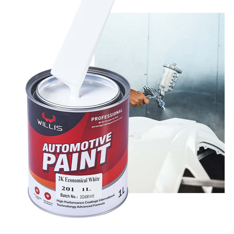 ODM Solid 2k White Automotive Paint,Auto Refinish Paint,Acrylic Spray Paint,Fabricante de pintura automotiva