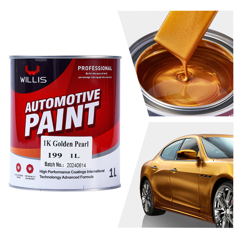 1K Silver Paint Acrílico 1K Golden Pearl 2K/1K Color Paint 1K Crystal Pearl Paint