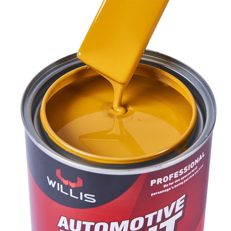 Passe o serviço líquido do OEM/ODM do estado do revestimento da anti pintura amarela do carro da pérola 1K da oxidação