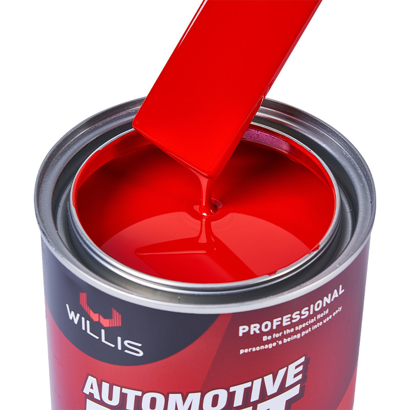 Construção fácil 2k tinta vermelha em spray proteção automotiva alta dureza 1l / 4l por lata