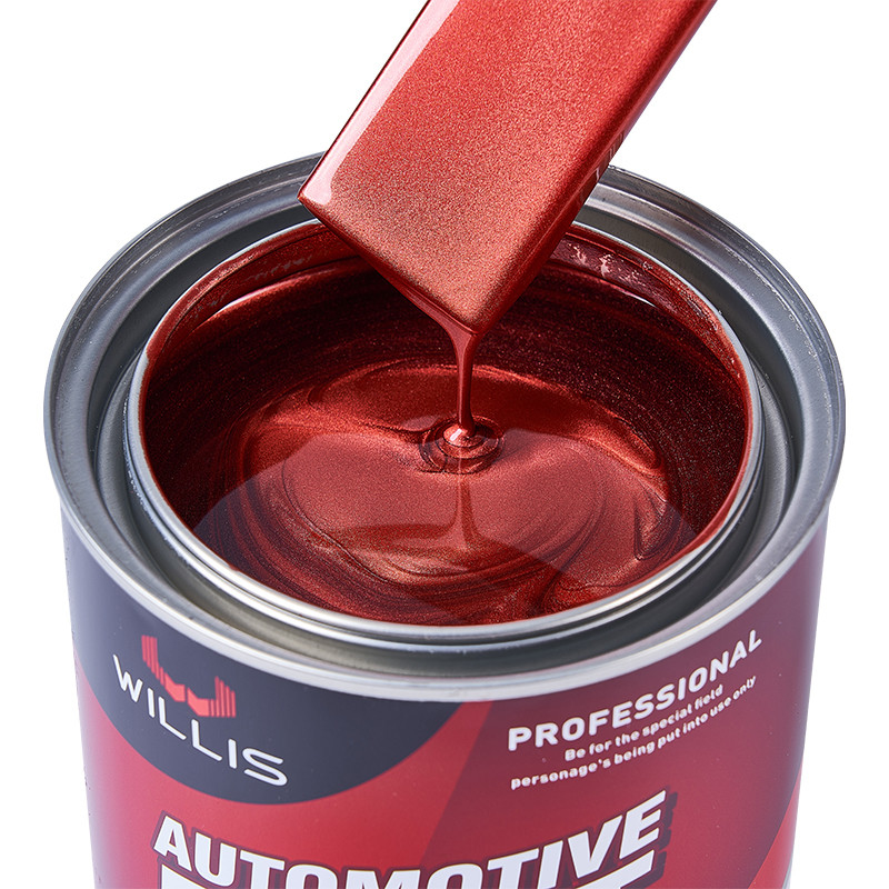 Tinta automotiva de secagem rápida, flash acrílico transparente pérola 1k, tinta acrílica vermelha pérola, diluente automotivo