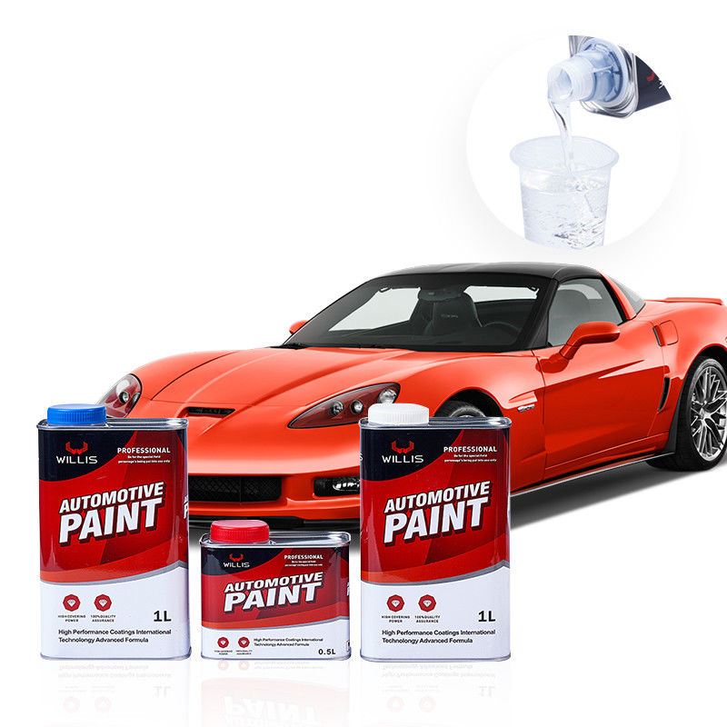 Auto Refinish Automotive Clear Coat Paint Personalizavel Matte Finish com acabamento brilhante e aparência transparente