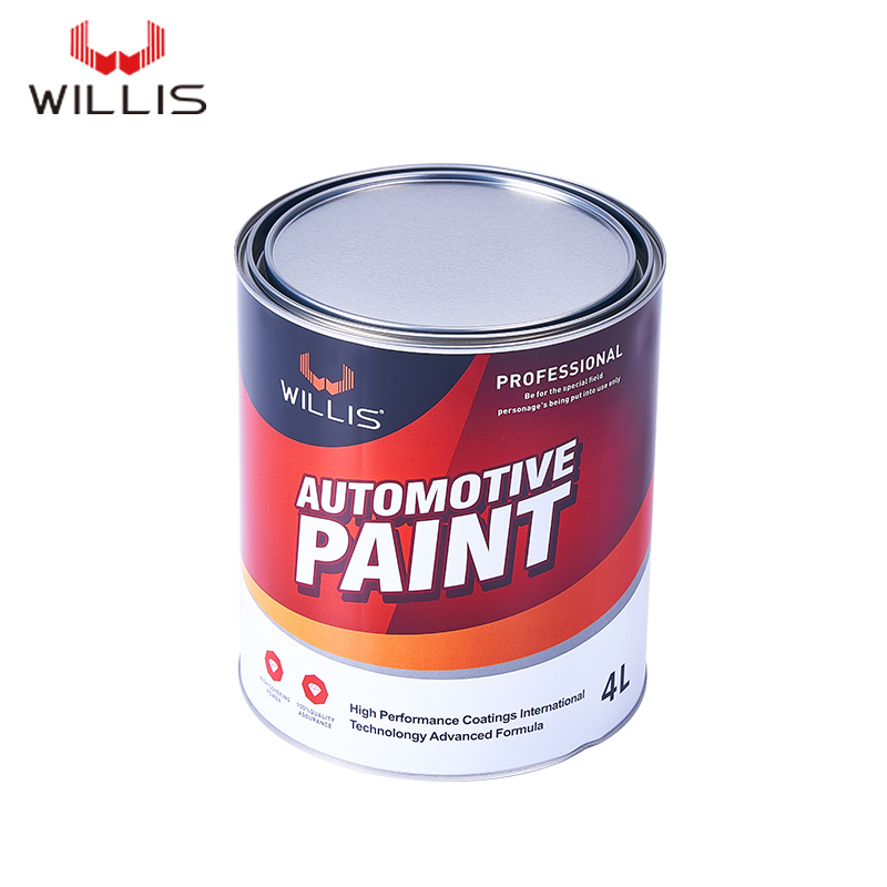 Alto brilho Finalização 2K Tinta sólida Revestimento brilhante durável de longa duração Tinta automática mais fina Verniz endurecedor