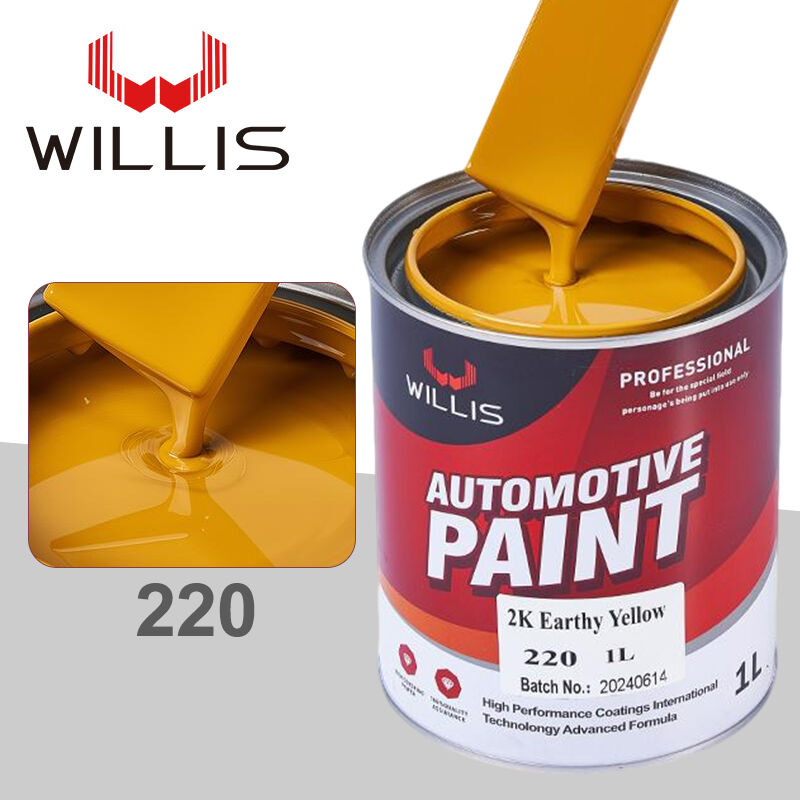 WILLIS Tinta Acrílica Pérola 2K Monocomponente Personalizável para Carros, Resina Líquida, Revestimento, Aplicação Spray, Modelo 220, Vários
