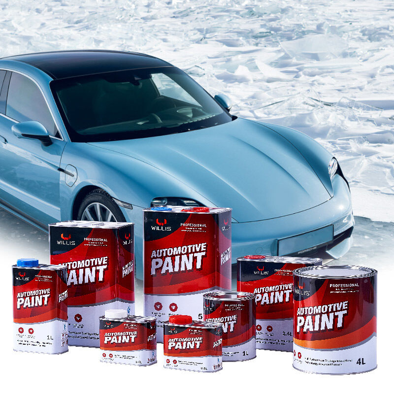 Melhor Vendedor WILLIS 2K Resina Acrílica Vermelha Revestimento Líquido Carro & Barco pintura com aplicação de spray