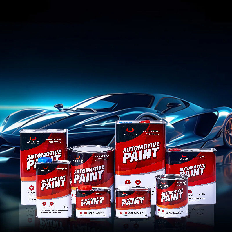 Revestimento líquido de resina acrílica 1K e 2K colorido para aplicação em spray em carros e eletrodomésticos