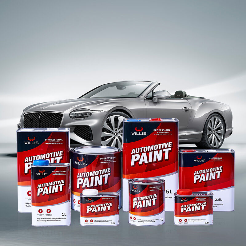 2K Solid Color Acrylic Resin Liquid Coating Car Paint Boat & Plastic Coating Automotive Supplies Topcoat Repair Coating