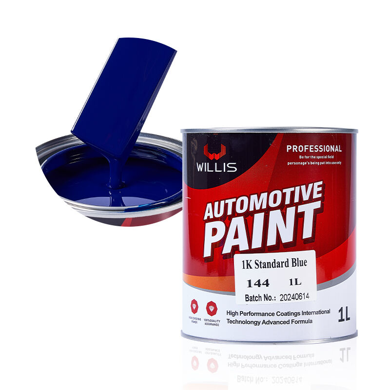 Fabrica direta 1K Ultra-baixo preço azul resina acrílica de um componente líquido Reparação de carros de pintura de carros diluidor de tinta