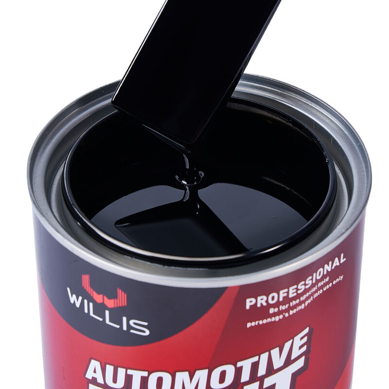 1K Azulado Extra Negro Auto Paint Revestimento líquido de carro Refinar pintura de superfície Spray Aplicação com diluente incluído