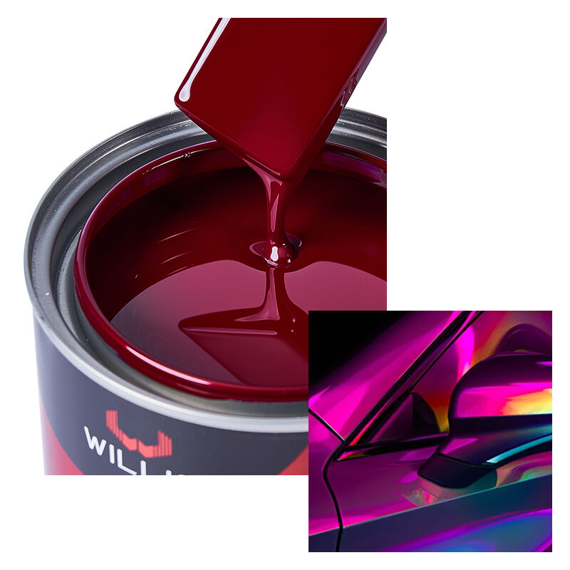Pintura de revestimento de resina acrílica automotiva multicolor, a granel, endurecedor para plásticos e pintura de automóveis
