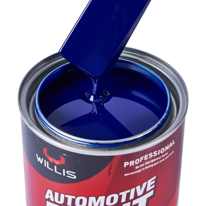 1K Ultramarine Blue Car Spray Paint Resina Acrílica de um componente pintura líquida de reparação de carros cor sólida rota do navio feita na China