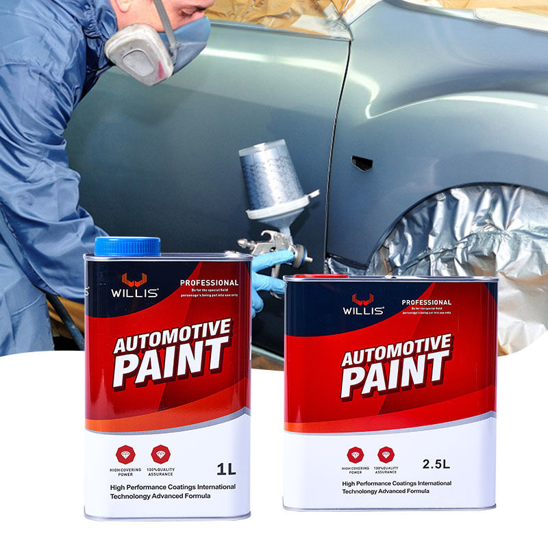 Willis W990 Revestimento brilhante de resina acrílica clara para pintura de automóveis Refinar com revestimento de plástico Aplicação de pulverização fácil