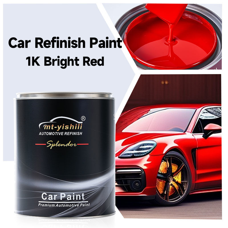 Factory Supply 1K Bright Red Car Paint - ONE-Component Acrylic Coating for Automotive Refinish, Automotive Paint Clear Coat
